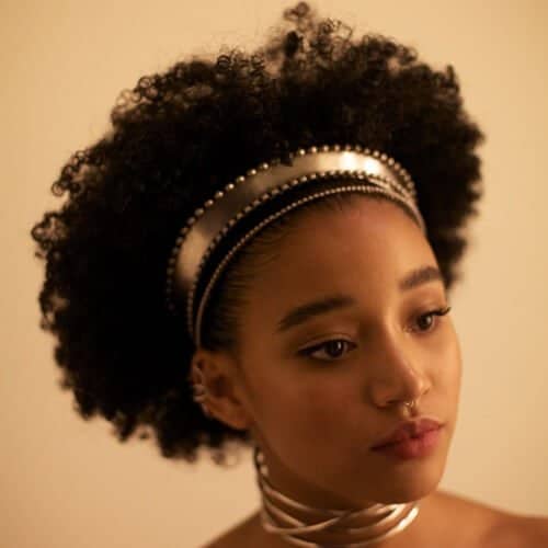 Do you agree with me that gold hair accessories are often used for afro-textured locks?