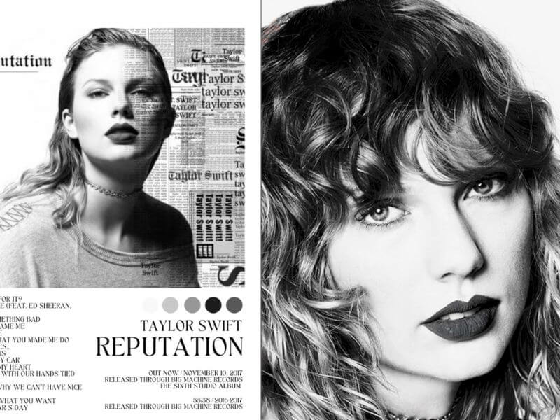 Taylor Swift hairstyle in “Reputation”