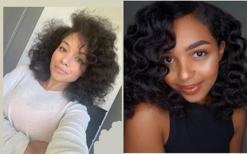 How To Blend Natural Hair With Curly Weave