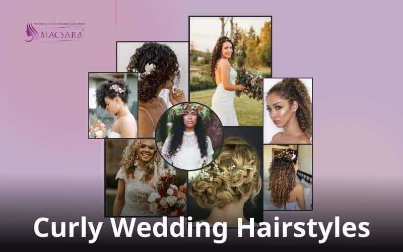 Attractive And Sweet Curly Wedding Hairstyles