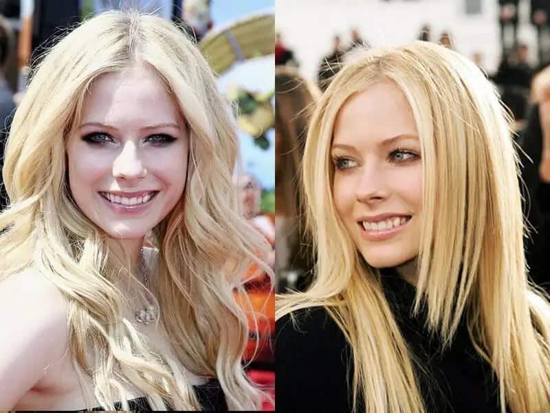 Avril Lavigne no makeup with her smile