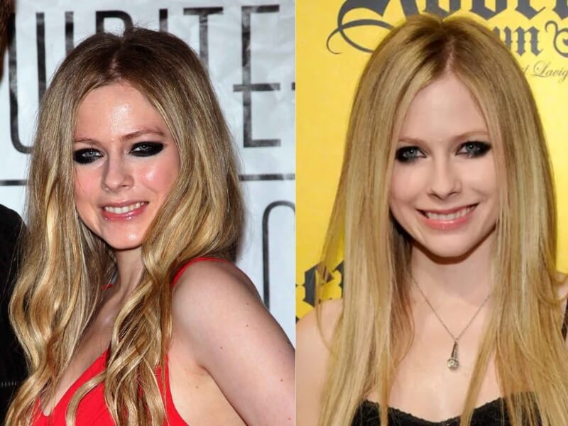 Avril Lavigne on the red carpet