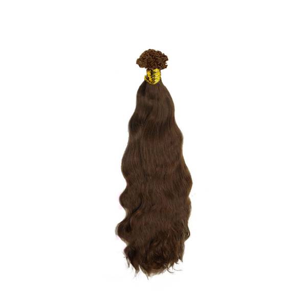 Luxury Natural Wavy Dark Brown V-Tip Hair Extensions