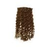 Deep Wavy Light Brown Clip-In Hair Extensions