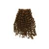 Kinky Curly Light Brown Flat Weft Hair Extensions