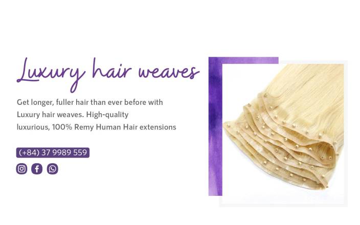 Luxury weft hair extension