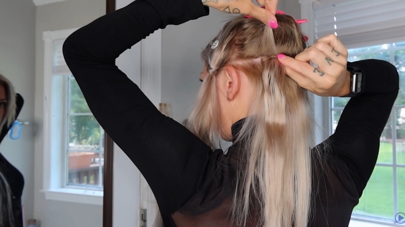 How to apply tape-in hair extensions