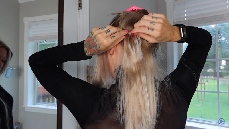 How to apply tape-in hair extensions