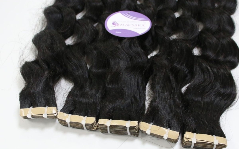 Normal tape-in hair extensions