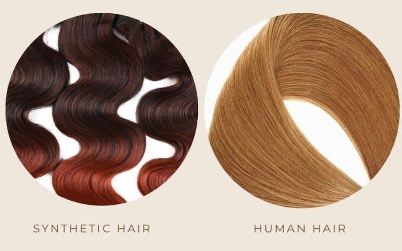 Dye synthetic hair extensions for the best result