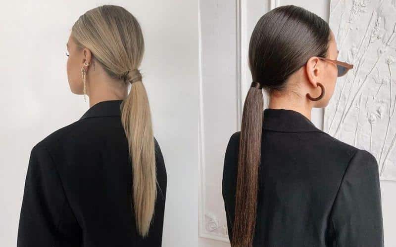 Sleek Low Ponytail is a quick and easy solution for those energetic summer days