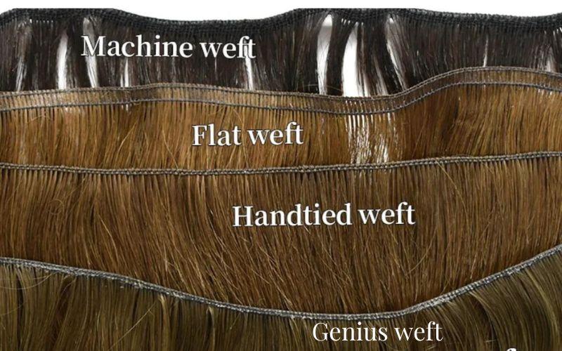 There are four key type of sew in hair extensions
