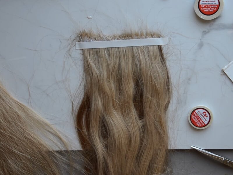 How to DIY Tape-in Hair Extensions