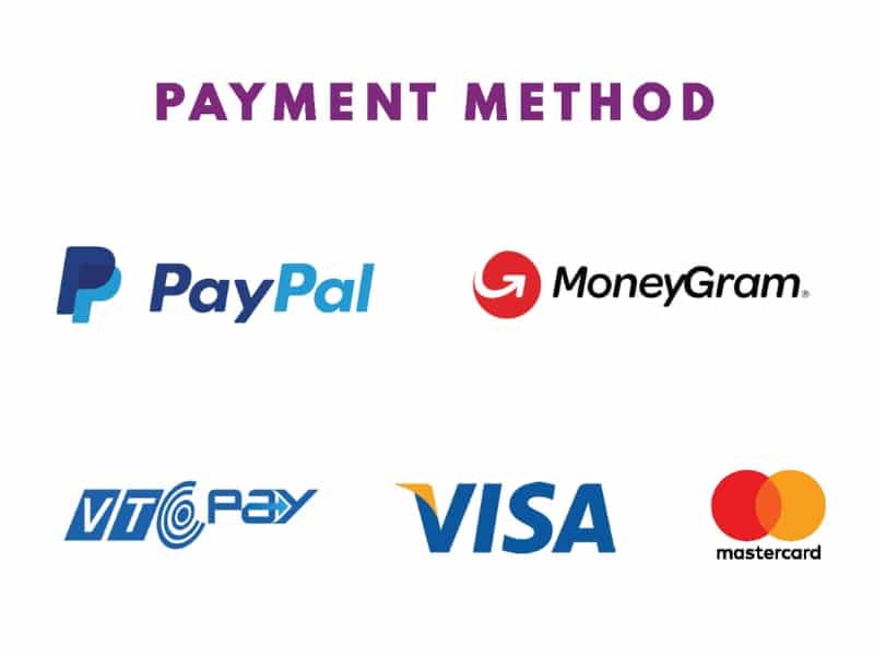 Choose the suitable payment methods