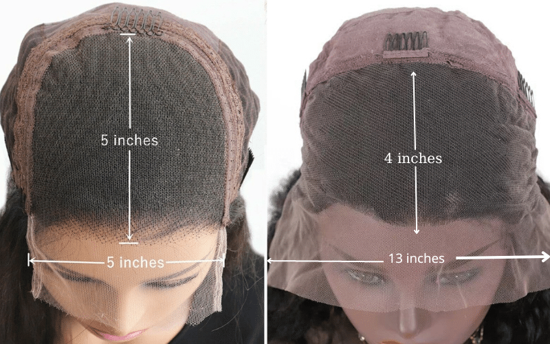 The difference between a frontal and closure wig 5x5 vs 13x4