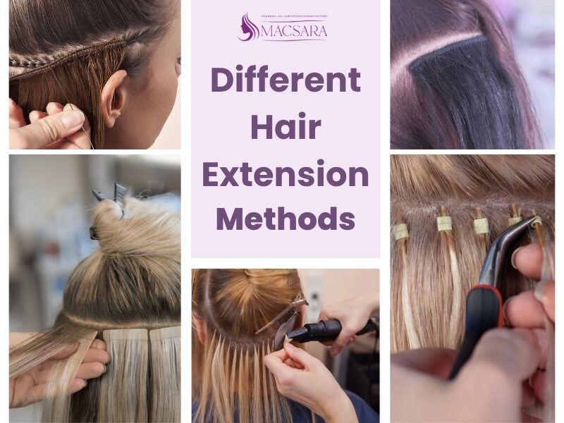 Different Types Of Hair Extensions Methods
