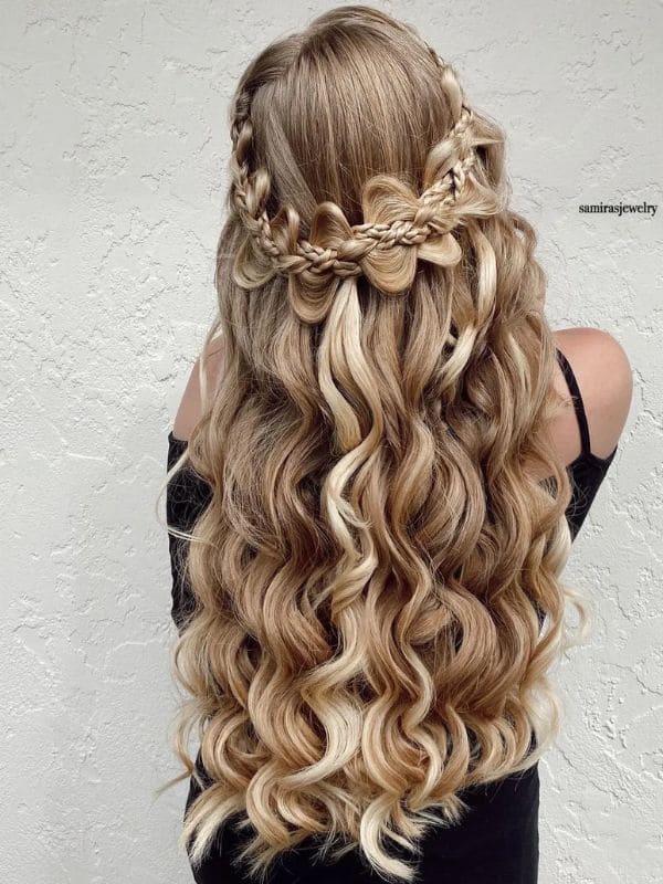 macsarahair-Crown-braid-and-loose-curls-for-a-fairy-tale-look