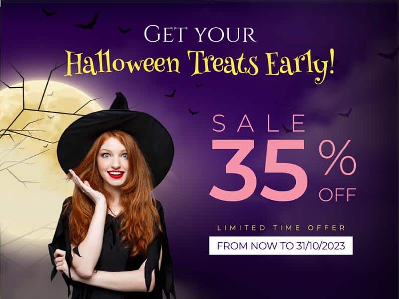 Macsarahair’s Halloween Special Discount 35%
