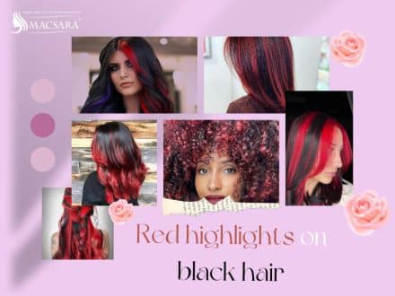 5 Excellent Ways To Rock Red Highlights On Black Hair