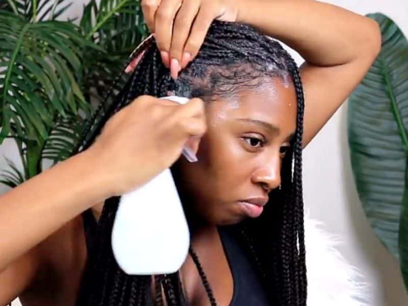 Wash your braids properly