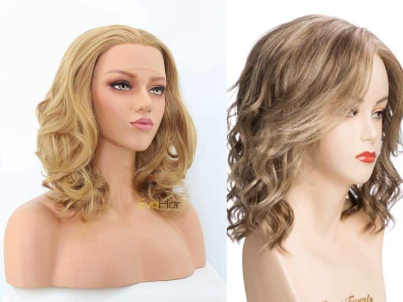 Why does a synthetic wig look fake?